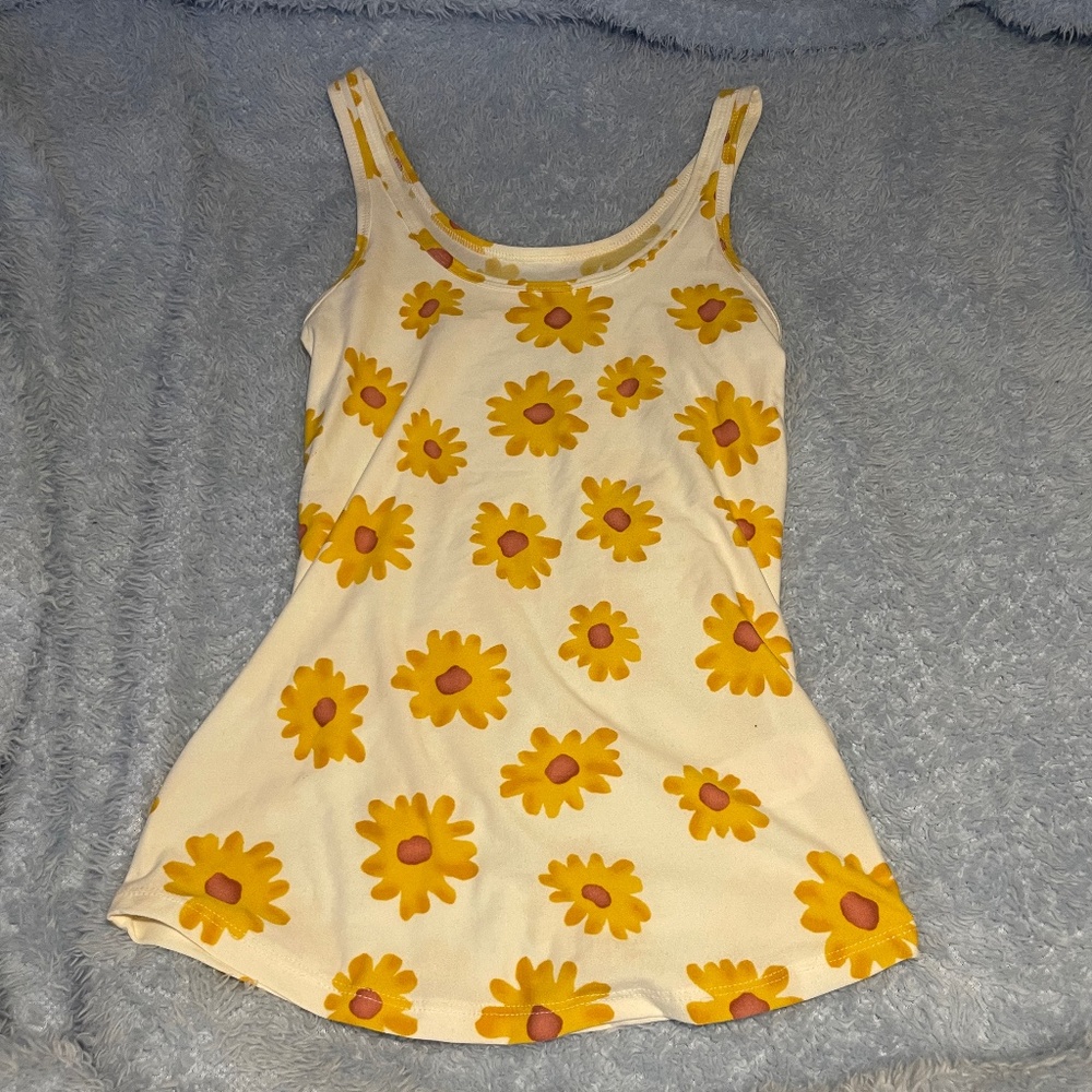 Flower tank top